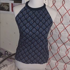 Roxy Blue Scoop Neck Tank Top